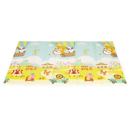 Double-sided Foldable Foam Educational Mat with Large Bag ECOTOYS