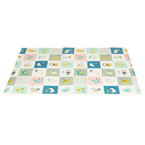 Double-sided Foldable Foam Educational Mat with Large Bag ECOTOYS