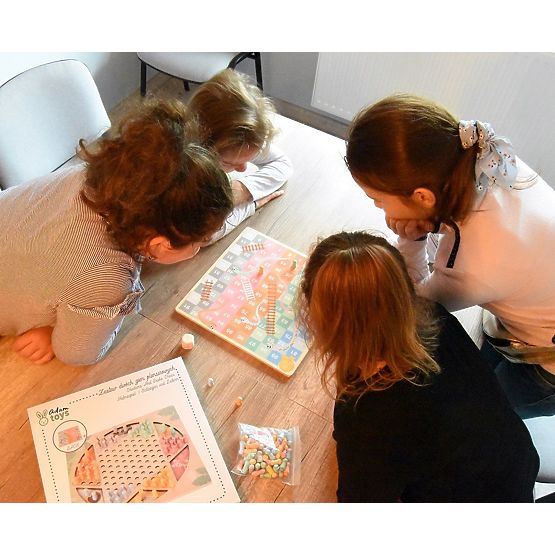 Double-Sided Game Halama and Snakes and Ladders
