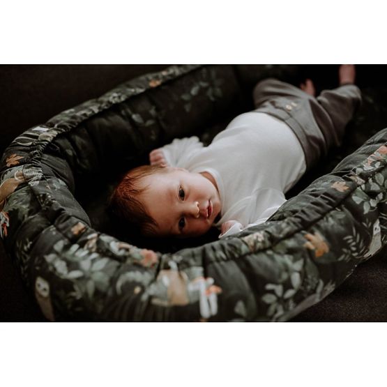 Double-sided nest life in forest