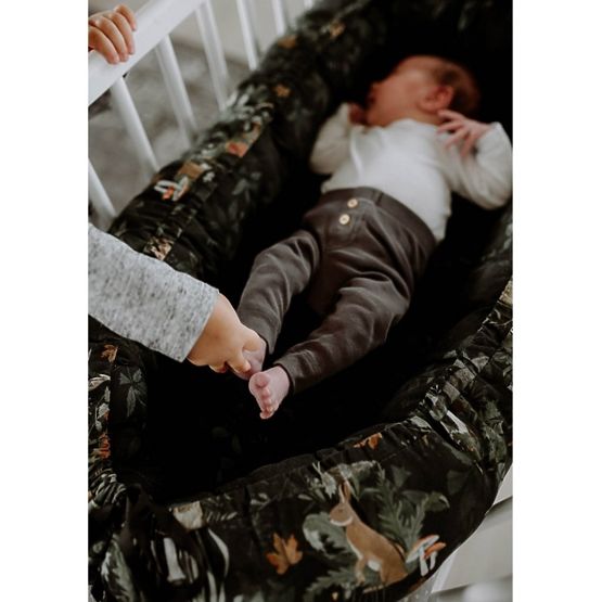 Double-sided nest life in forest