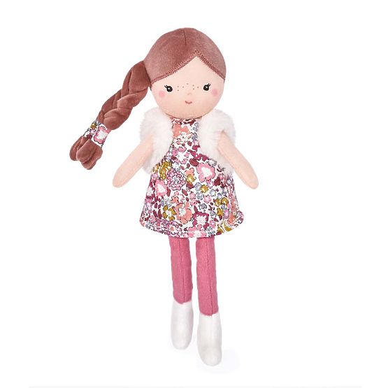 Doudou Jolijou Doll Julia 25 cm Pink