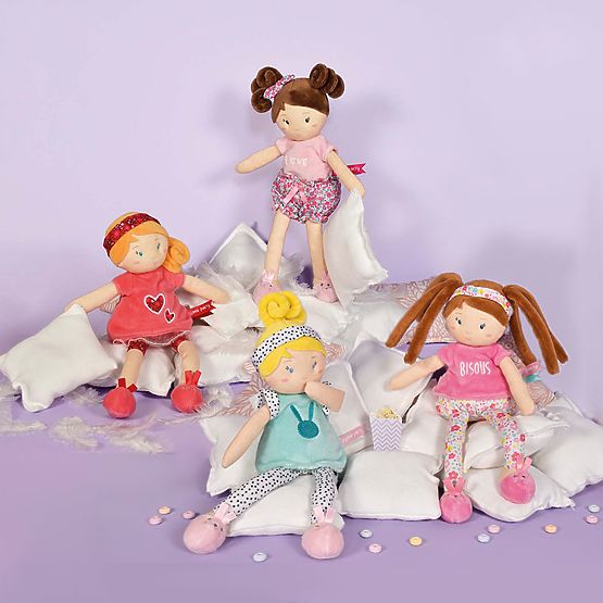 Doudou Jolijou Doll LES PIPELLETTES 25 cm 1 pc