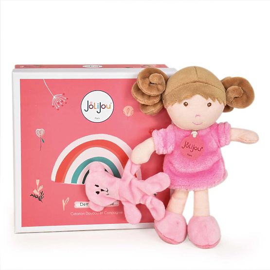 Doudou Jolijou Doll Miss Rose 21 cm