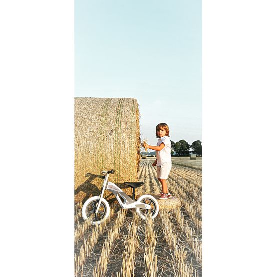 Wooden Balance Bike Drake - Black and White