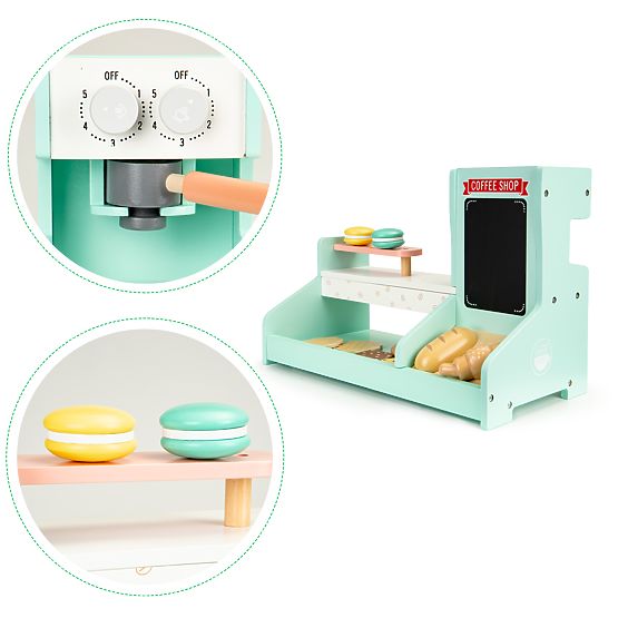 Wooden Kitchen Cafe Shop Confectionery ECOTOYS