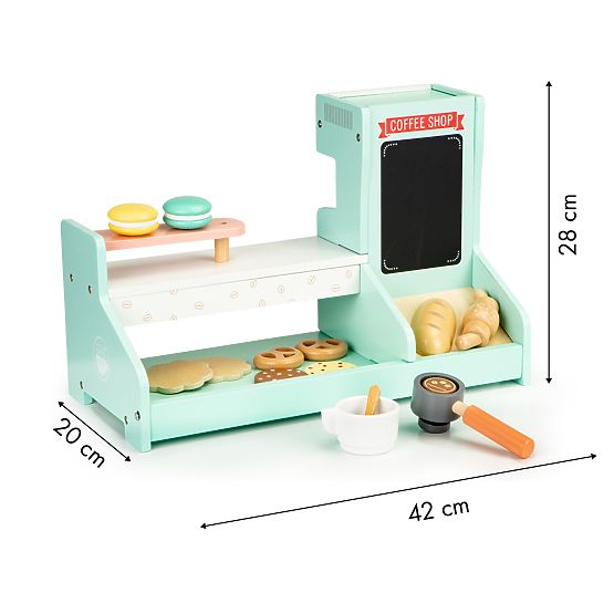 Wooden Kitchen Cafe Shop Confectionery ECOTOYS