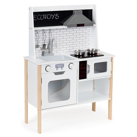 Wooden Kitchen for Children + Sounds and Lights ECOTOYS