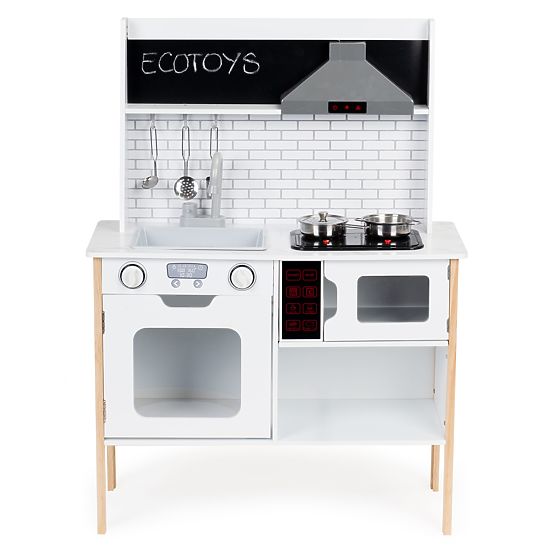 Wooden Kitchen for Children + Sounds and Lights ECOTOYS