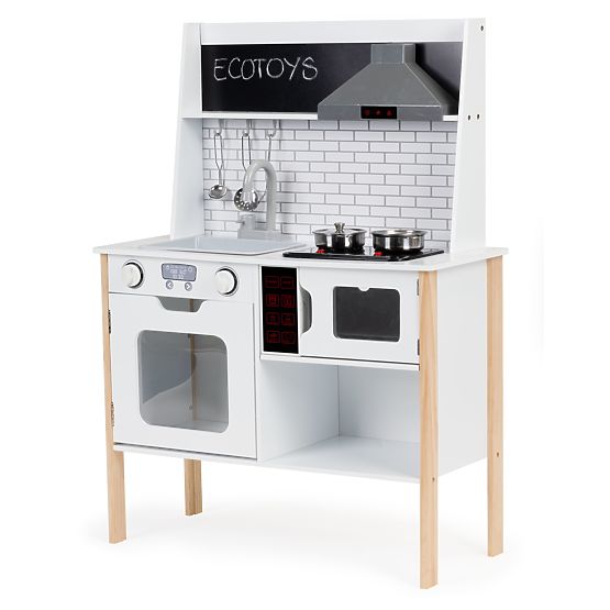 Wooden Kitchen for Children + Sounds and Lights ECOTOYS