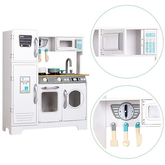 Wooden Kitchen with Accessories for Children ECOTOYS
