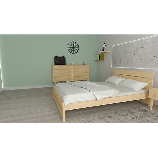 Wooden Bed Max 200 x 90 cm - Pine