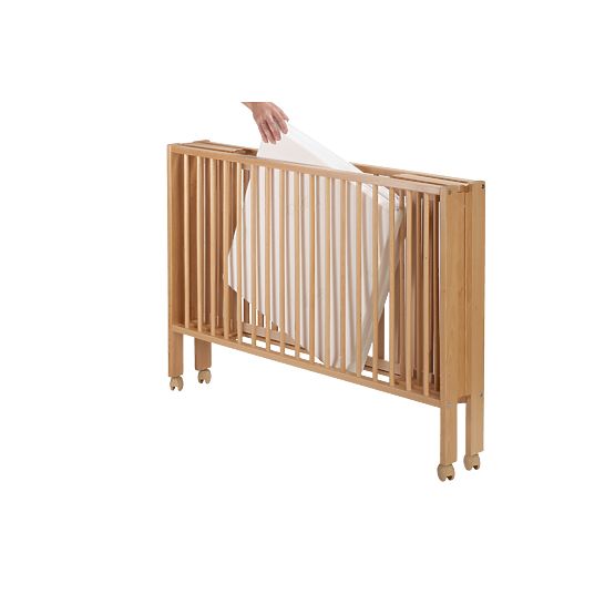 Wooden Folding Crib Lola - Natural