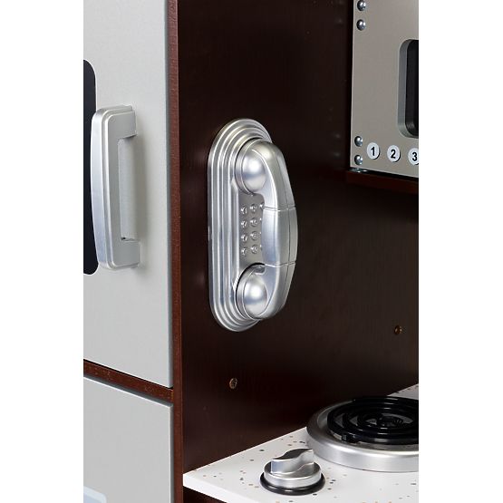 Large Wooden Kitchen for Children with Cabinets and Fridge ECOTOYS