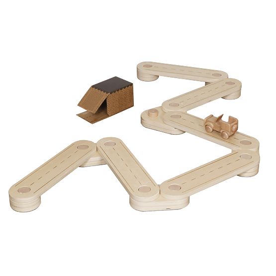 Wooden Balance Beam Set Kitty