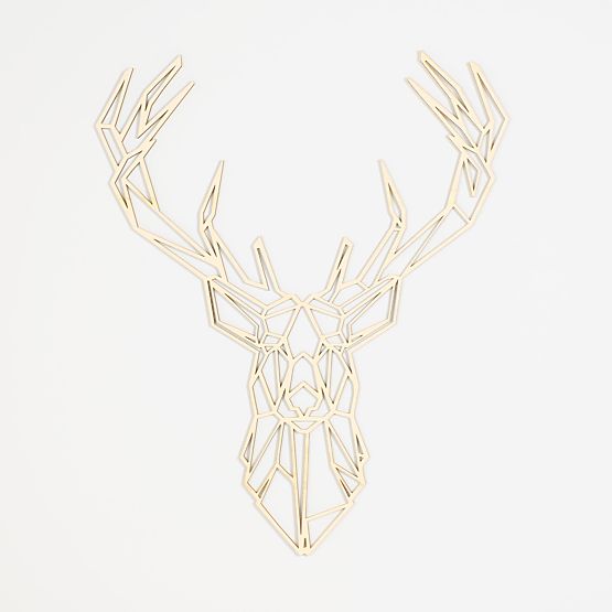Wooden geometric painting - Deer 2 - different colors