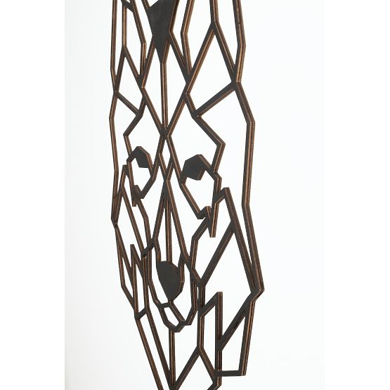 Wooden geometric painting - Wolf - different colors