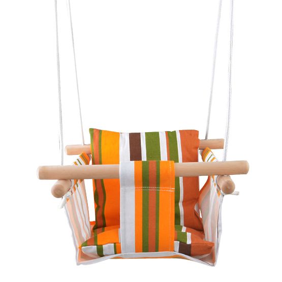 2Kids Toys Children's textile swing 100% striped cotton