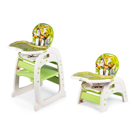 Eating chair 2v1 - green