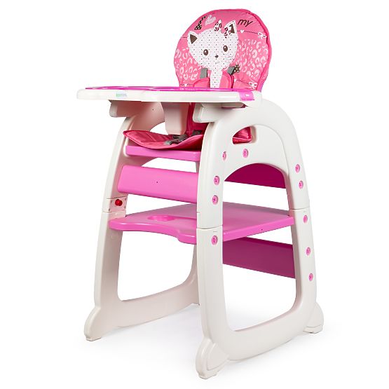 Eating chair 2v1 - pink