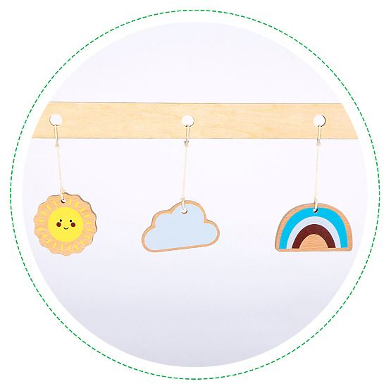 Ecotoys wooden trapeze