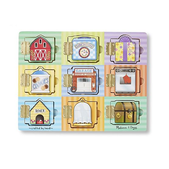 Educational board - opening door