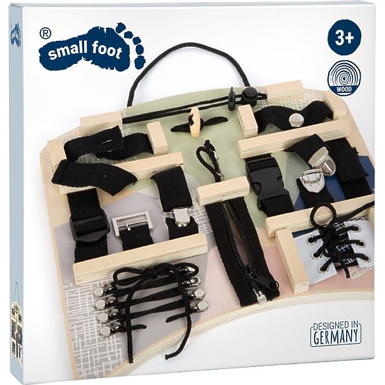 Educational Board with Buckles, Clips, and Lacing