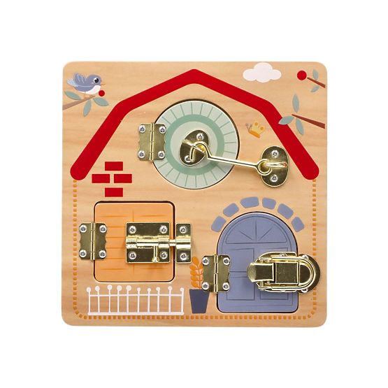 Educational Board with Locks - Children of the World