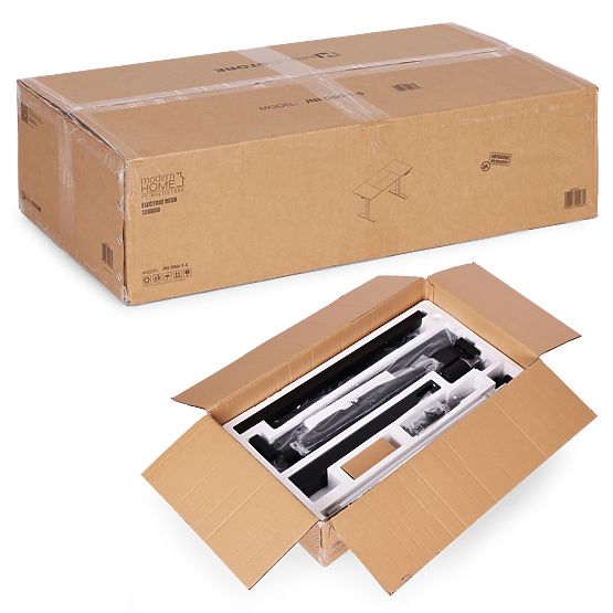 Electric Adjustable Desk 140x70 cm, Adjustable Height 76-121 cm ModernHome