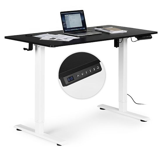 Electric Height Adjustable Desk 120x60 cm, Height 72-117 cm ModernHome