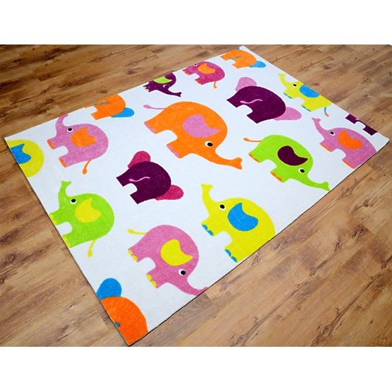 Elephants Children's Rug