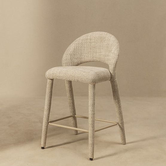 Ella Bar Stool Cream-Brown