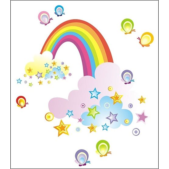 Envelope decoration Rainbow