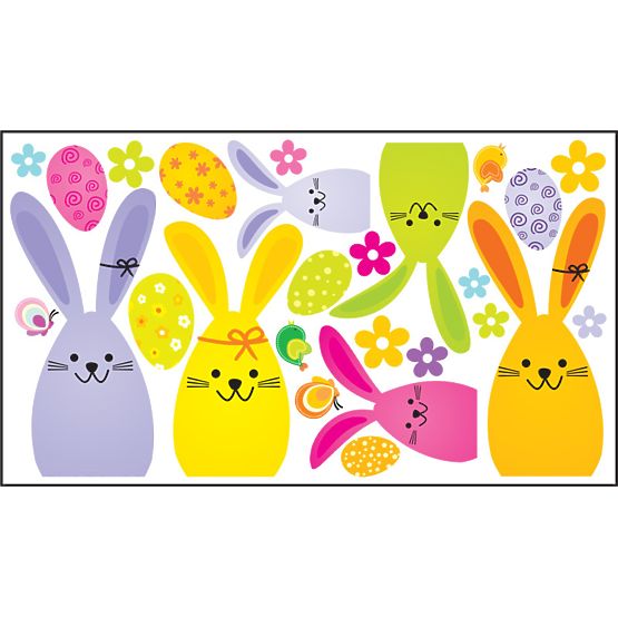 Envelope decoration to window - Easter