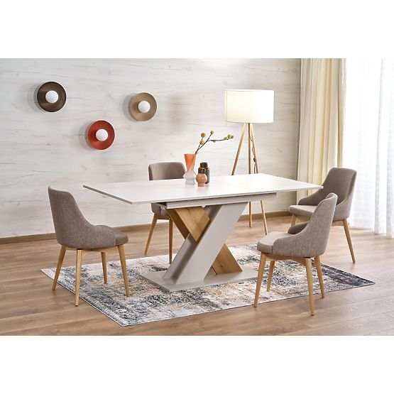 Extendable Table XARELTO Cashmere - Cremona Oak