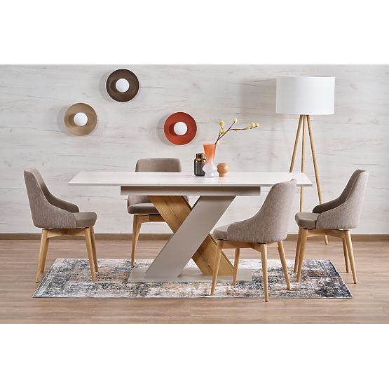 Extendable Table XARELTO Cashmere - Cremona Oak