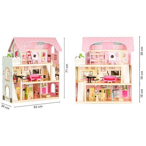 Fairytale Residency Wooden Dolls' House