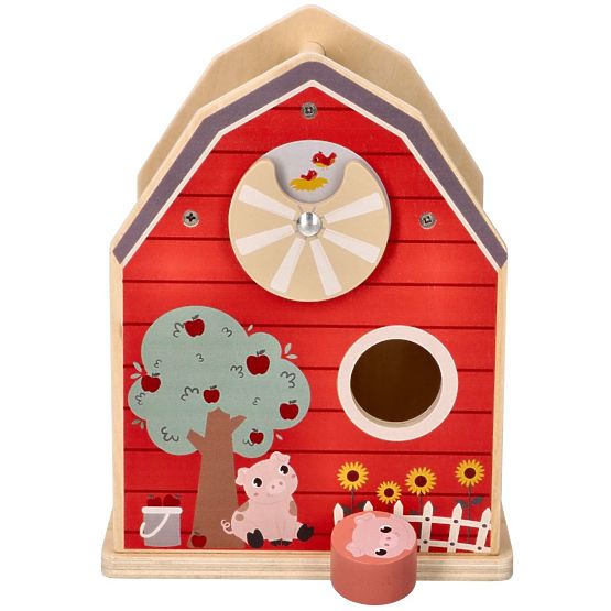 Farm Wooden Sorter with Blocks