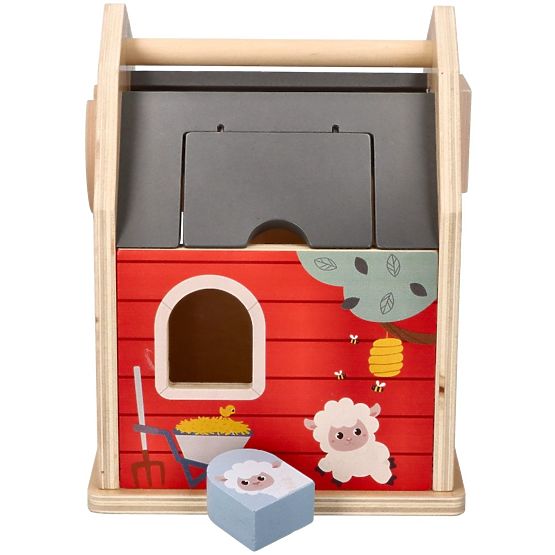 Farm Wooden Sorter with Blocks
