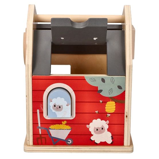 Farm Wooden Sorter with Blocks