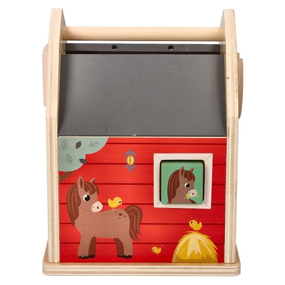 Farm Wooden Sorter with Blocks