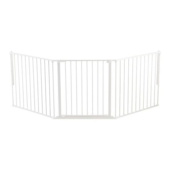 Fireplace barrier Baby Dan FLEX L -white