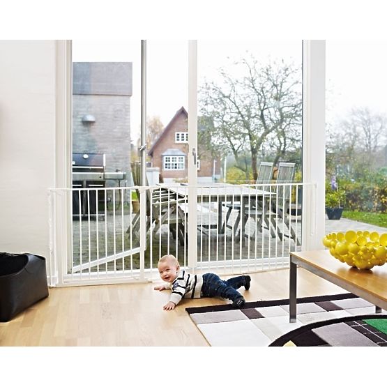 Fireplace barrier Baby Dan FLEX L -white