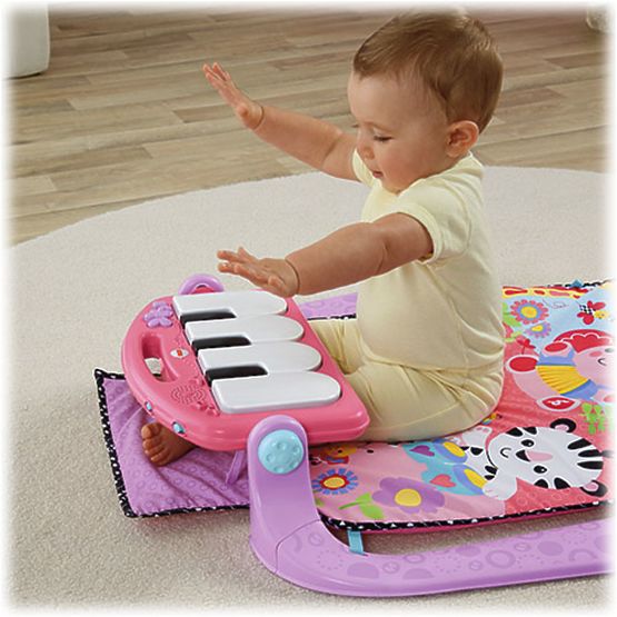 Fisher Price Kick & Play Piano Play Gym - Pink