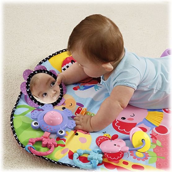 Fisher Price Kick & Play Piano Play Gym - Pink