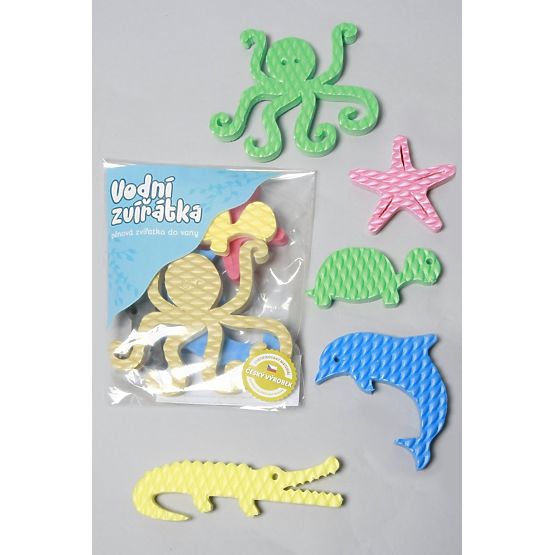 Foam bath stickers - Water animals