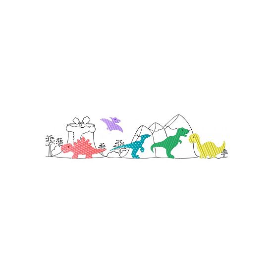 Foam bath stickers - Dinosaurs