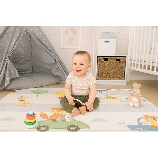 Foam Educational Double-Sided Rolling Mat with Alphabet ECOTOYS for Children