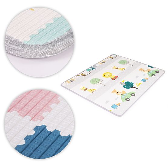 Foam Educational Double-Sided Rolling Mat with Alphabet ECOTOYS for Children