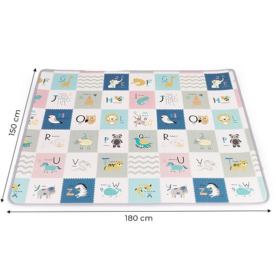 Foam Educational Double-Sided Rolling Mat with Alphabet ECOTOYS for Children